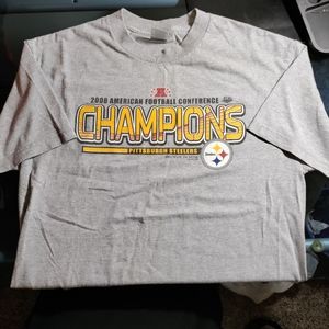 Vintage Pittsburgh Steelers 2008 AFC champions t-shirt